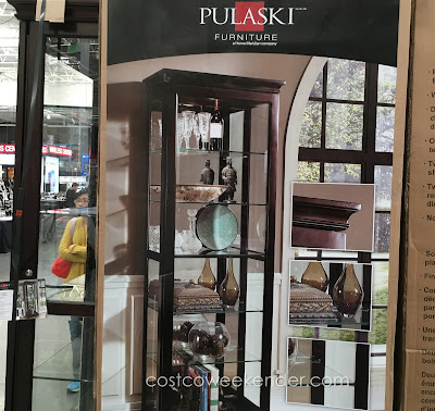 Have valuables on display with the Pulaski Display Cabinet