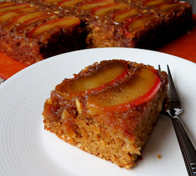 Upside-down Toffee Apple Brownies