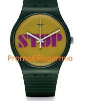 Logo promozione Swatch per cambiare gratis la batteria del tuo orologio