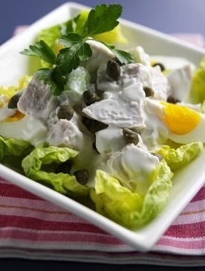 Ensalada de pollo con mayonesa