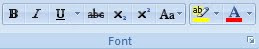 Pengaturan font pada word