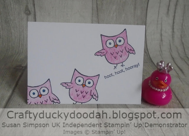 Craftyduckydoodah!, Hoot Hoot Hooray, Susan Simpson UK Independent Stampin' Up! Demonstrator, Supplies available 24/7 from my online store, All inclusive kit, 