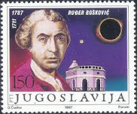 Yugoslavian stamp honoring R J Boscovich, S. J.