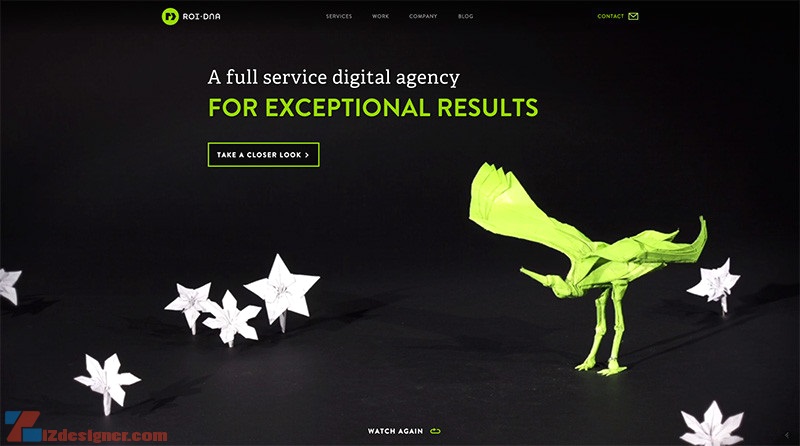 iZdesigner.com - 10 Website Ấn Tượng Cho Cảm Hứng Của Bạn