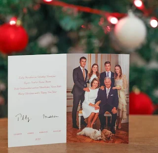 Christmas Card of the Belgian Royal Family