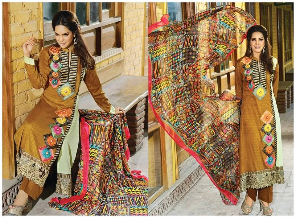 Pakistani Embroidered Dresses