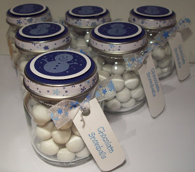 Baby  Food on Personal Touch  Chocolate Snowballs In Re Cycled Baby Food Jars