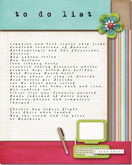to do list