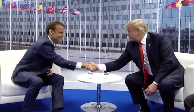 Trump has press in stitches: I haven’t a clue what Macron just said, but it was beautiful