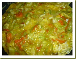 Frittata con i fiori di zucca (4)