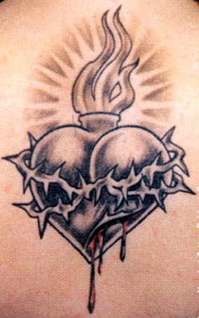 Sacred Heart Tattoo Pictures
