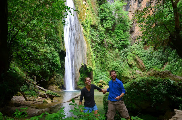 Thomas und Lena am El Chuveje in der Sierra Gorda im Bundesstaat Queretaro in Mexiko