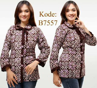 Desain Baju Batik Kantor