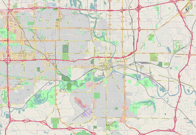 Des Moines, Iowa Map