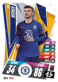 Topps Match Attax 2020-2021 Chelsea FC Set