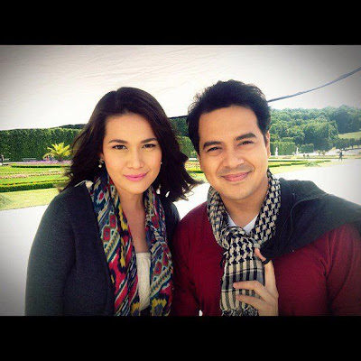 John lloyd Cruz and Bea Alonzo A Beautiful Affair Teleserye shoot in Vienna, Austria