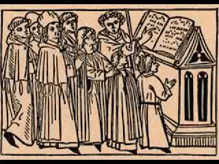 Medieval carollers