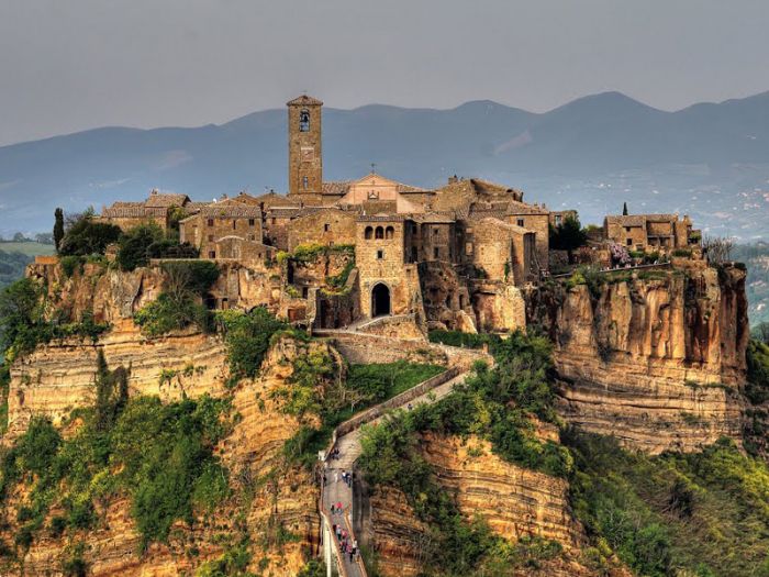 10 Most Famous Abandoned Places In the World | Civita di Bagnoregio, Viterbo, Italy