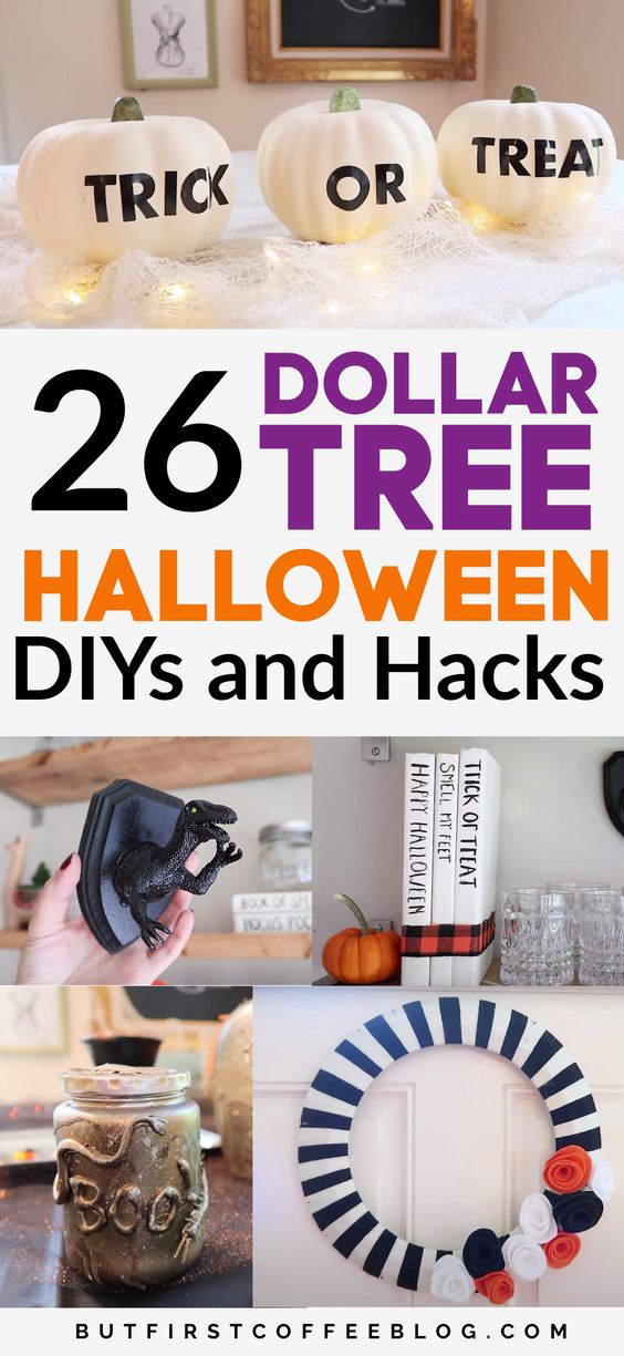 26 Dollar Tree Halloween DIYs and Hacks!