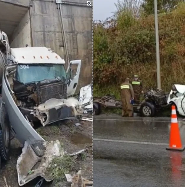 Osorno: Colisión fatal entre camioneta y camión deja un muerto y dos heridos