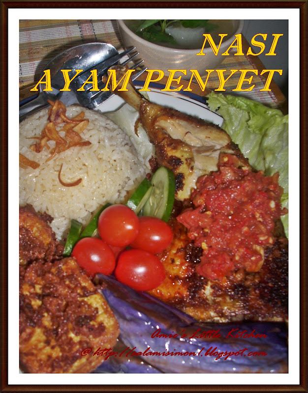 AMIE'S LITTLE KITCHEN: Nasi Ayam Penyet