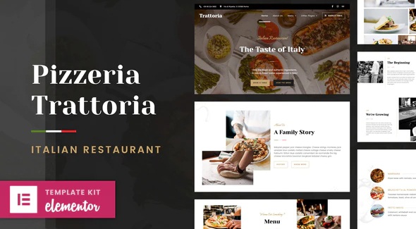 Restaurant Elementor Template Kit 