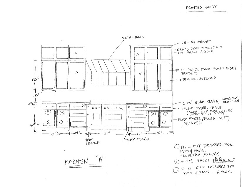 Kitchen Cabinet Designs Drawings - House Furniture