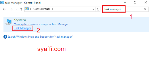 Cara Membuka TASK MANAGER pada Windows 10