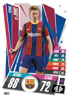 Topps Match Attax 2020-2021 FC Barcelona Set