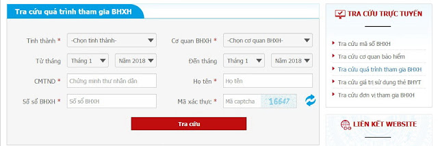 Cách tra cứu quá trình tham gia đóng Bảo hiểm xã hội BHXH trên toàn quốc www.banhxepu.net