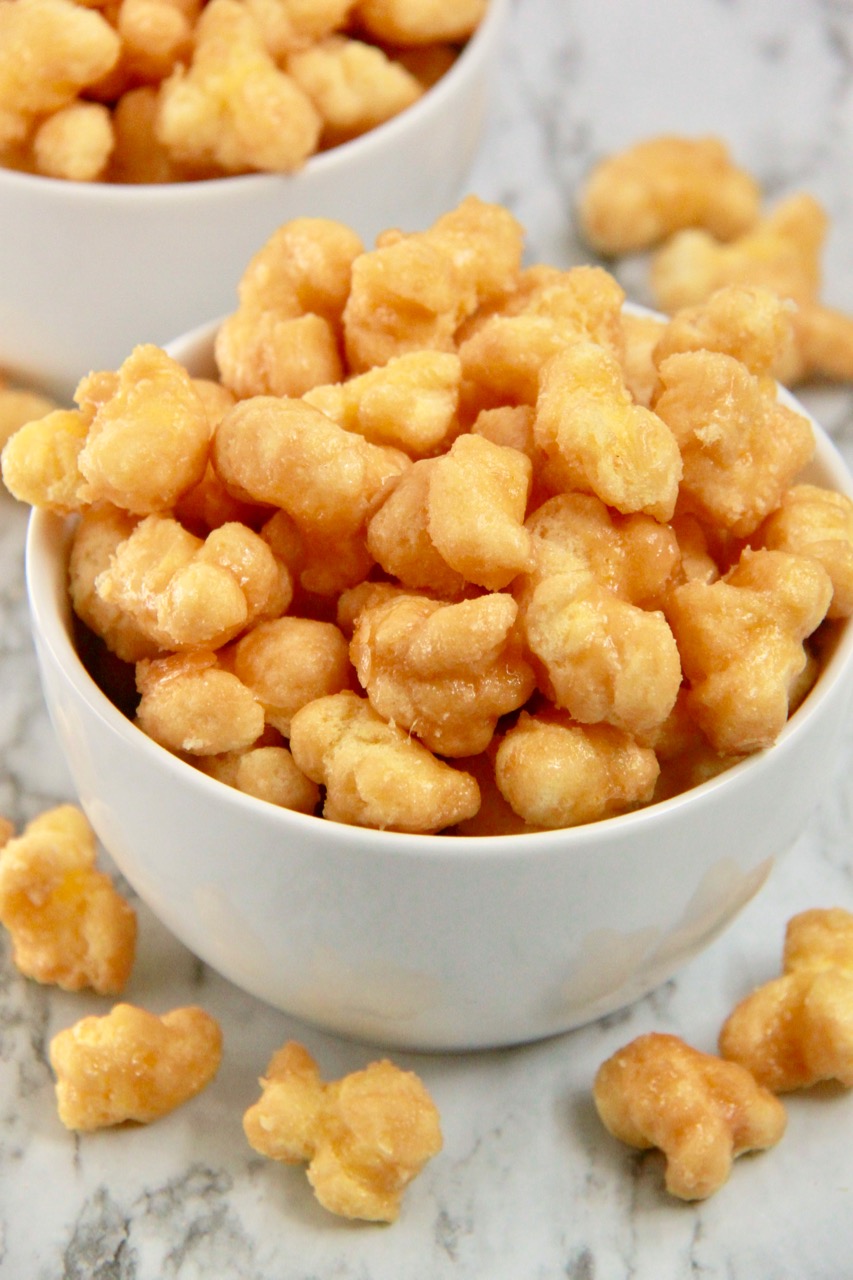 The Best Caramel Puff Corn - Recipe