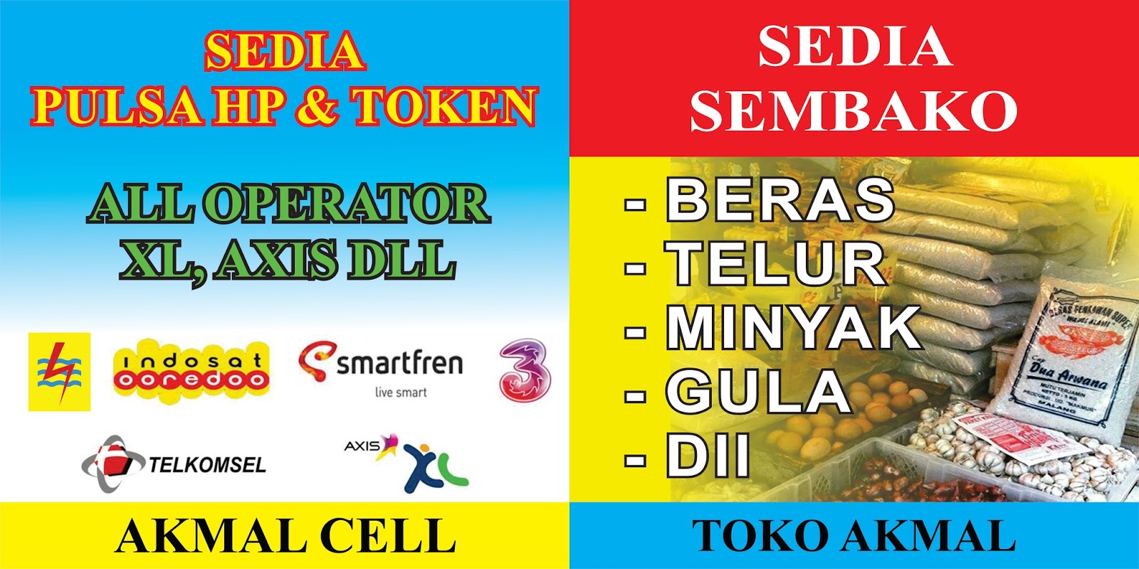 Download Contoh Spanduk Jual  Pulsa  Telkomsel PNG Blog Garuda Cyber