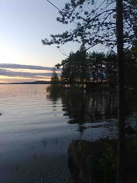 Lake in Lieksa Northern Karelia finland