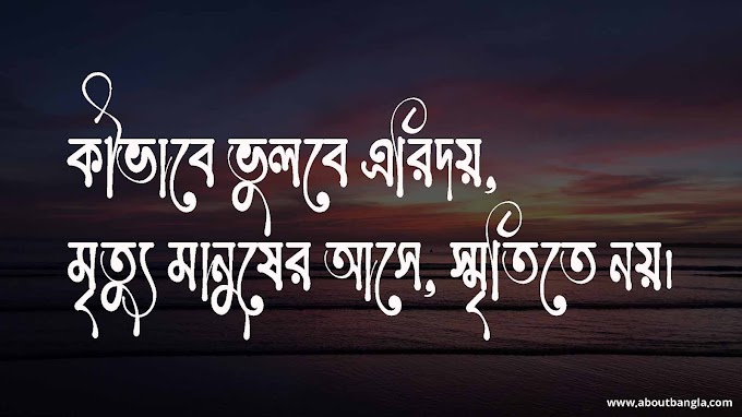 গভীর রাতের কষ্টের স্ট্যাটাস | Sad Status In Bengali