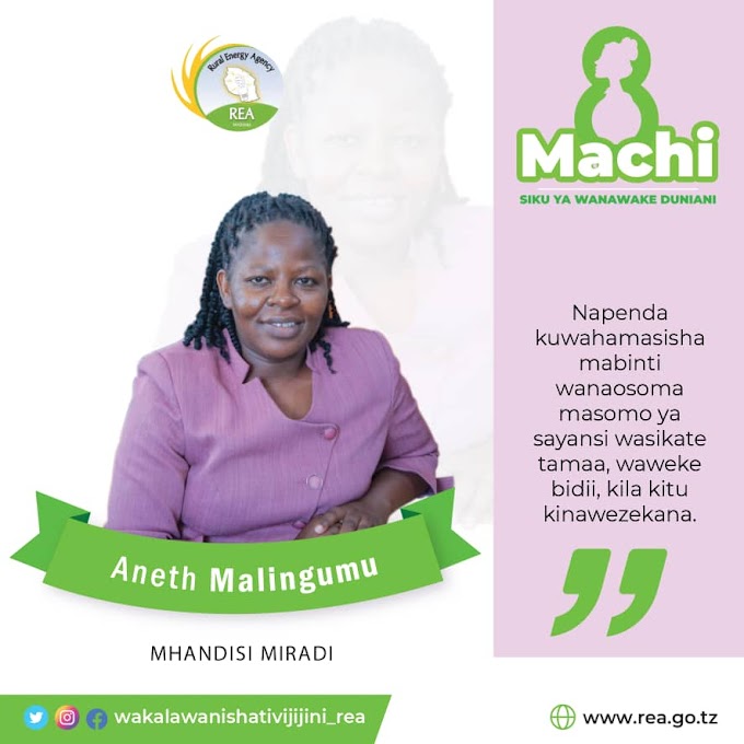 Mhandisi Aneth Malingumu: Mabinti wanaosoma masomo ya sayansi wasikate tamaa