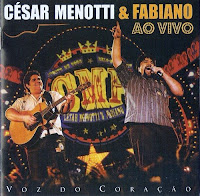 César Menotti & Fabiano - Voz Do Coração Ao Vivo - Compare Preços