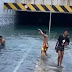 Viral sebuah video yang merekam aksi sejumlah remaja bermain air di underpass yang ada di Kawasan industri MM2100