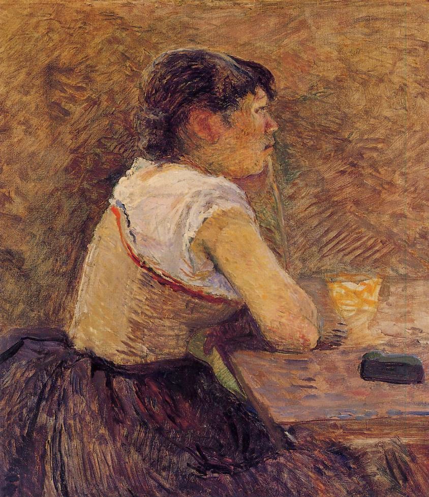 Henri de Toulouse-Lautrec, Buveuse d'absinthe, à Grenelle (1886)