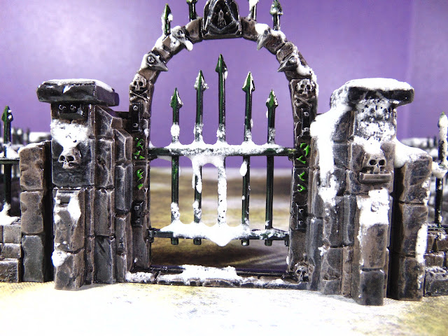 Reaper Cemetery Gate and Walls in Winter 4