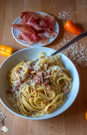 Pasta mit San Daniele - Schinken