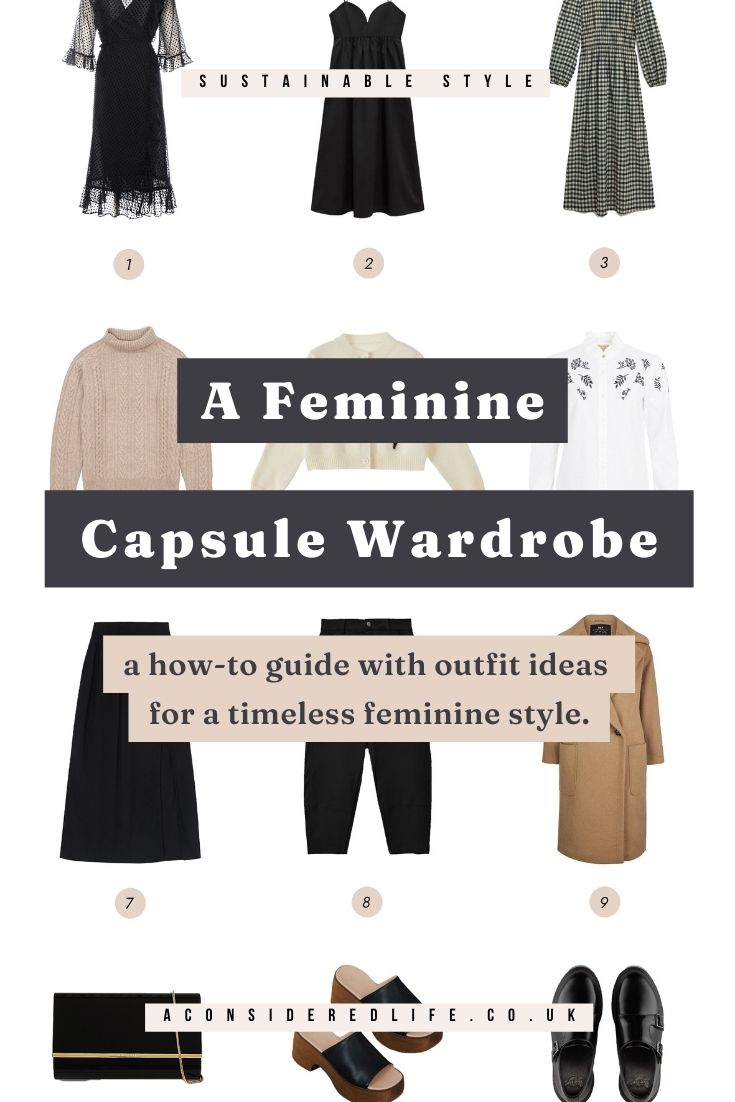 A Feminine Capsule Wardrobe