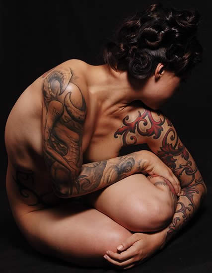 Best Sleeve Tattoo Designs For Women female shoulder tattoos
