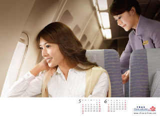 China Airlines 2009 Calendar, lin chiling,  林志玲