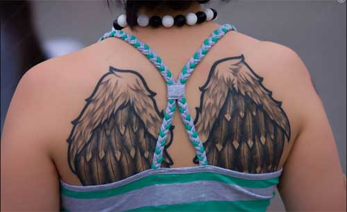 Beautiful angel tattoos Design