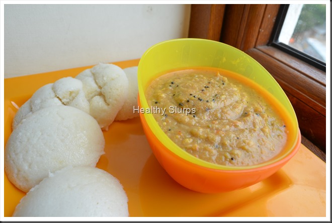 Soft Idlis with Spicy Chutney