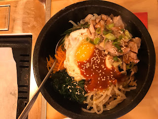 Chicken Bibimbap dish of Galbi Korean BBQ