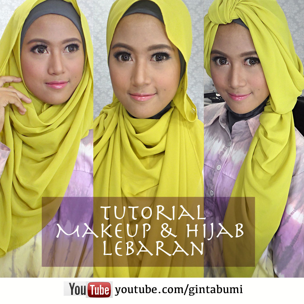 Ini Vindy Yang Ajaib Makeup Dan Hijab Tutorial Untuk Lebaran