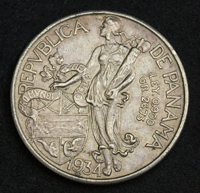 Panamanian Balboa Silver coin