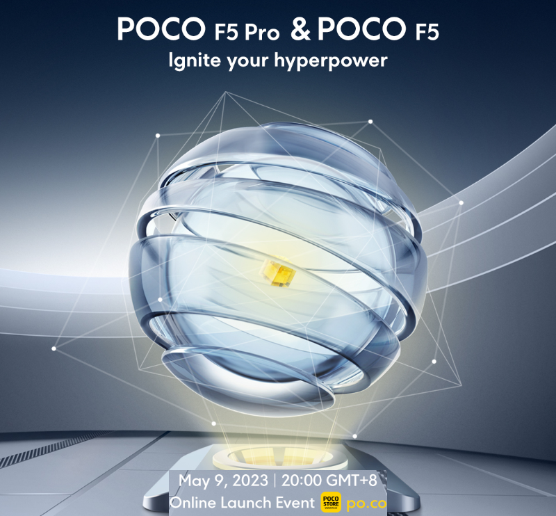 POCO F5 Series will go official on May 9!