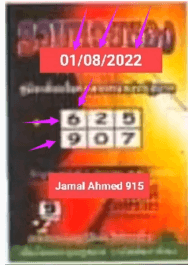 1/08/2022 3UP VIP Final Cut total open Thailand Lottery -Thailand Lottery 100% sure number 1/08/2022